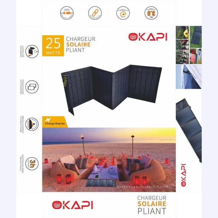 Okapi Solar Chargeur main product photo